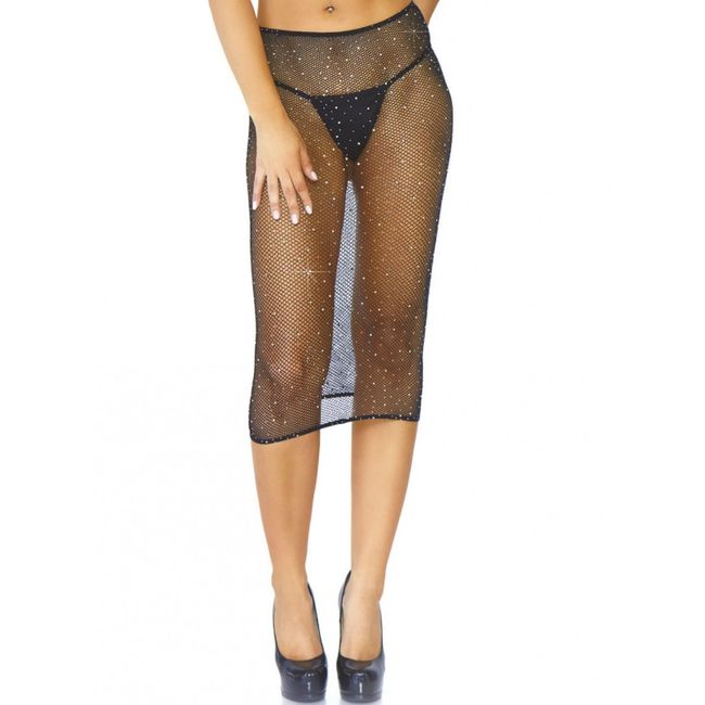 Leg Avenue Crystalized Fishnet Multidress Black O.S | Niks.fi verkkokauppa