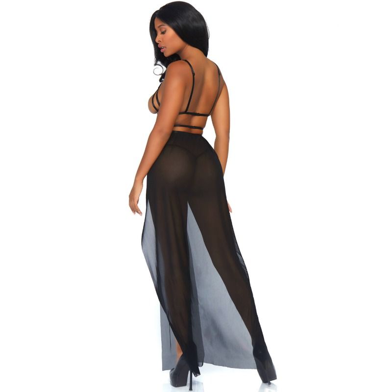 Leg Avenue Cage Maxi Dress And Thong S/M | Niks.fi verkkokauppa