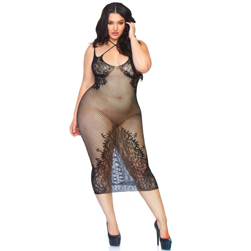 Leg Avenue Dual Strap Halter Dress 1X-2X | Niks.fi verkkokauppa