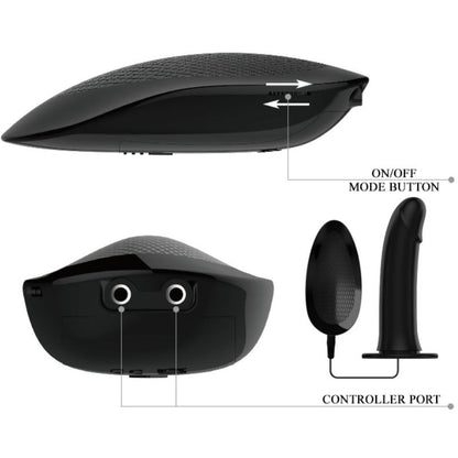 Pretty Love Marvin Strap On With Vibration And Hollow Dildo | Niks.fi verkkokauppa