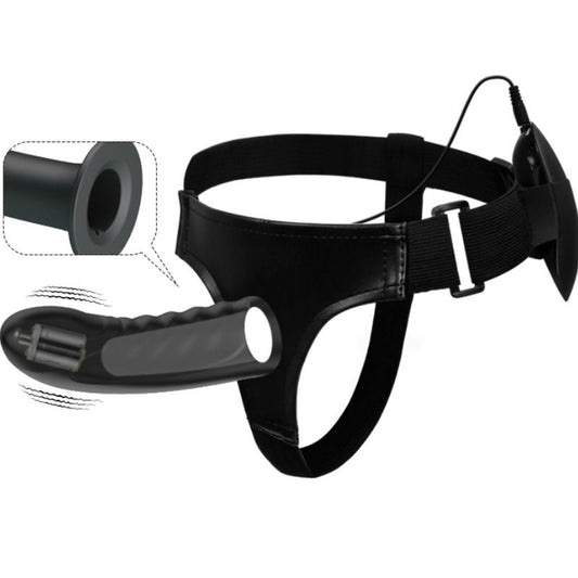 Pretty Love Marvin Strap On With Vibration And Hollow Dildo | Niks.fi verkkokauppa