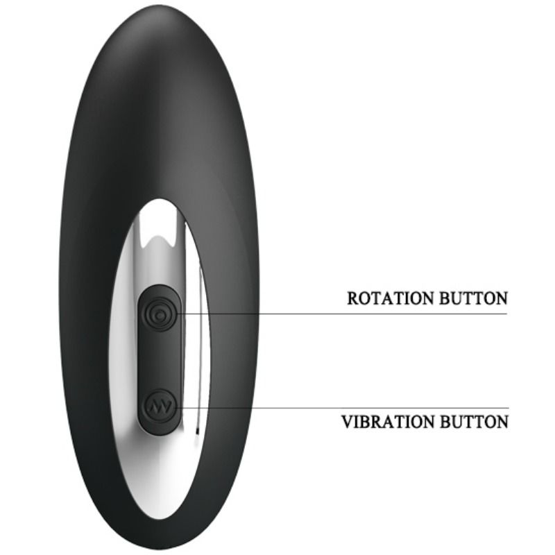 Pretty Love Anal Rotation And Vibration Function Black | Niks.fi verkkokauppa