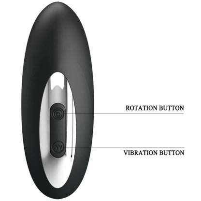 Pretty Love Anal Rotation And Vibration Function Black | Niks.fi verkkokauppa