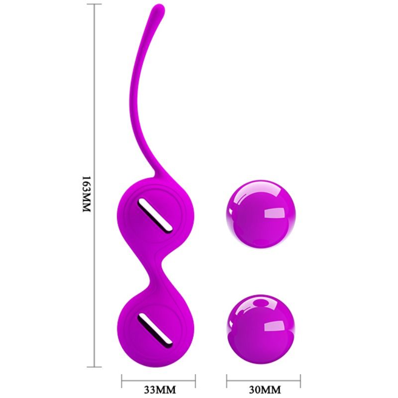 Pretty Love Orgasmic Balls Kegel Tighten Up I Lilac | Niks.fi verkkokauppa