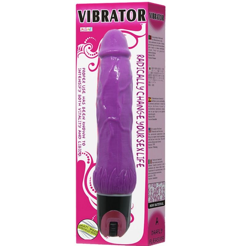 Baile Daaply Pleasure Multispeed Vibrator Purple | Niks.fi verkkokauppa