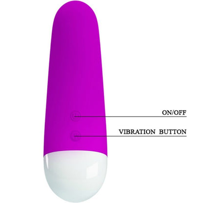 Pretty Love Luther Mini Vibrator 30 Vibration Modes | Niks.fi verkkokauppa
