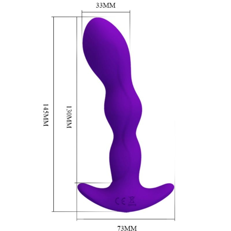 Pretty Love Anal Massager 12 Lilac Vibration Modes | Niks.fi verkkokauppa