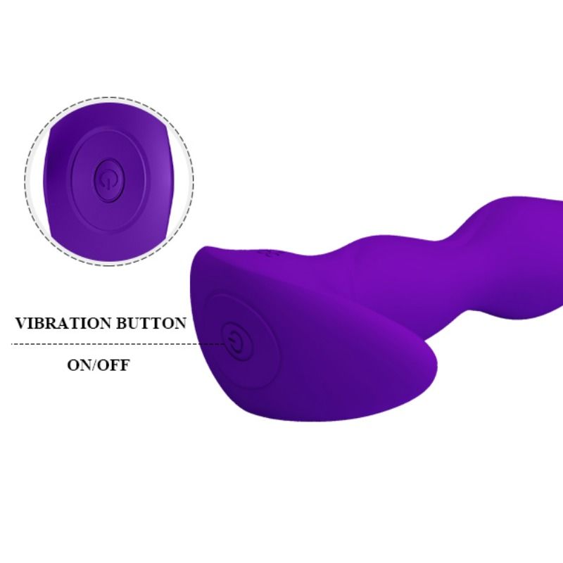 Pretty Love Anal Massager 12 Lilac Vibration Modes | Niks.fi verkkokauppa