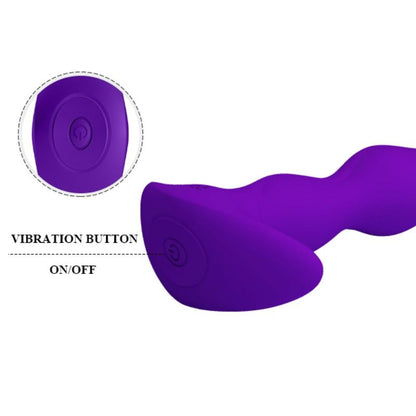 Pretty Love Anal Massager 12 Lilac Vibration Modes | Niks.fi verkkokauppa
