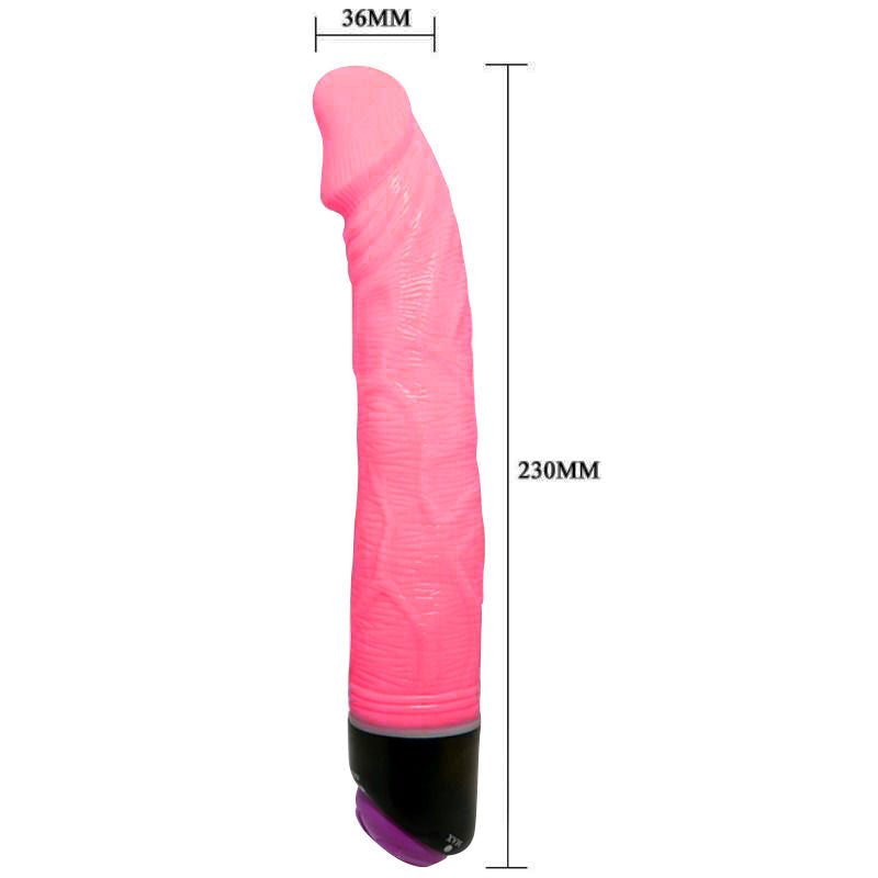 Baile Adour Club Realistic Vibrator 23 Cm Pink | Niks.fi verkkokauppa