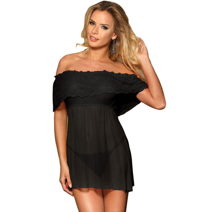 Subblime Dresses Short Dress + Thong Black L/Xl | Niks.fi verkkokauppa