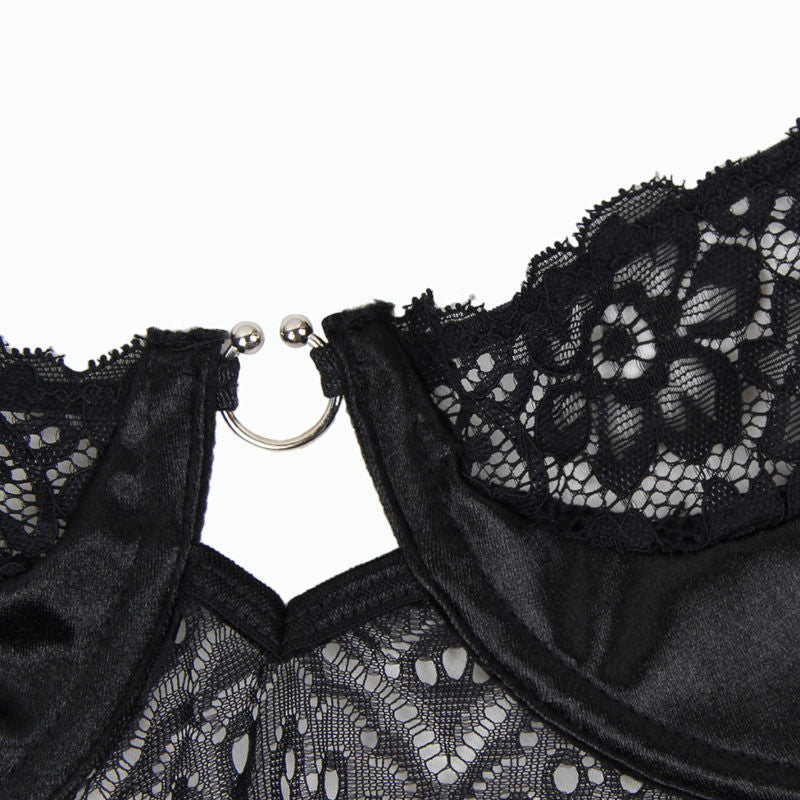 Subblime Corset Corset And Belt Black S/M | Niks.fi verkkokauppa