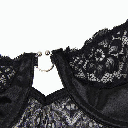 Subblime Corset Corset And Belt Black S/M | Niks.fi verkkokauppa