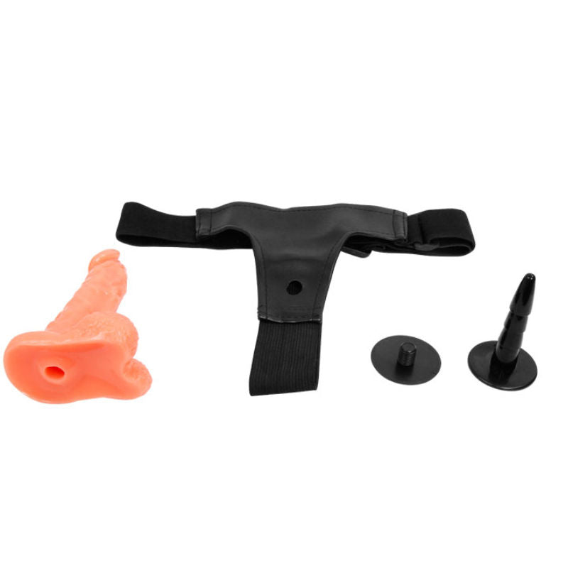 Baile Harness With Realistic Penis And Ultra Passionate Adjustable Panties 15.5 Cm | Niks.fi verkkokauppa