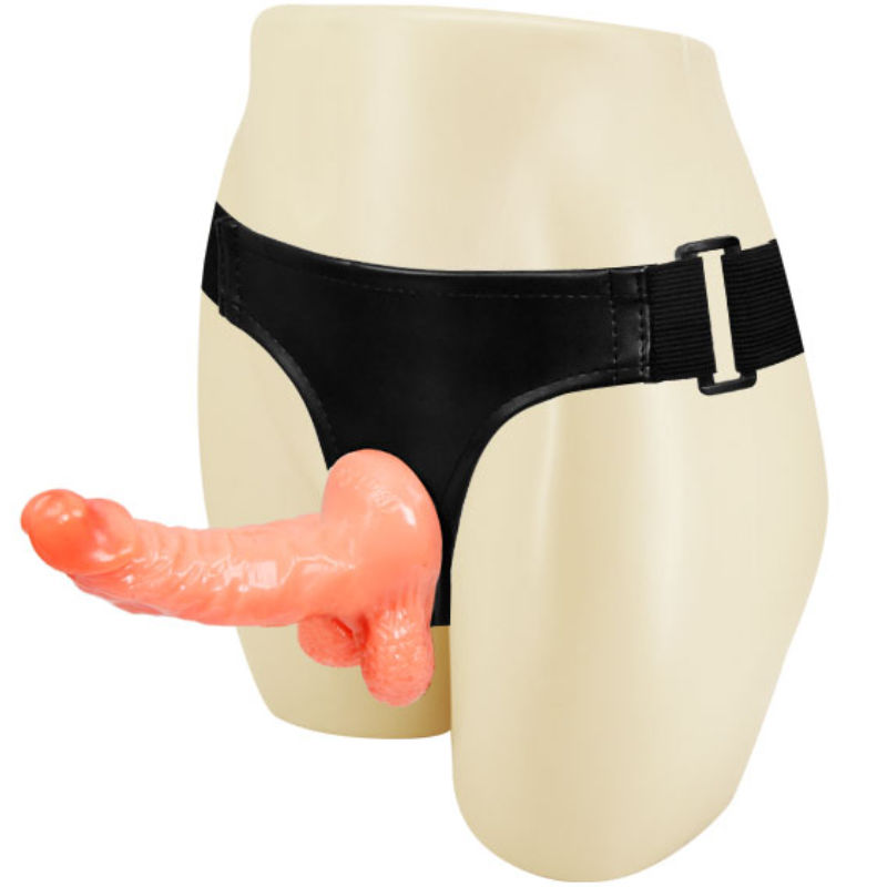 Baile Harness With Realistic Penis And Ultra Passionate Adjustable Panties 15.5 Cm | Niks.fi verkkokauppa
