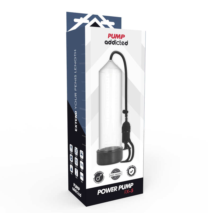 Rx5 Transparent penispumppu | Niks.fi verkkokauppa