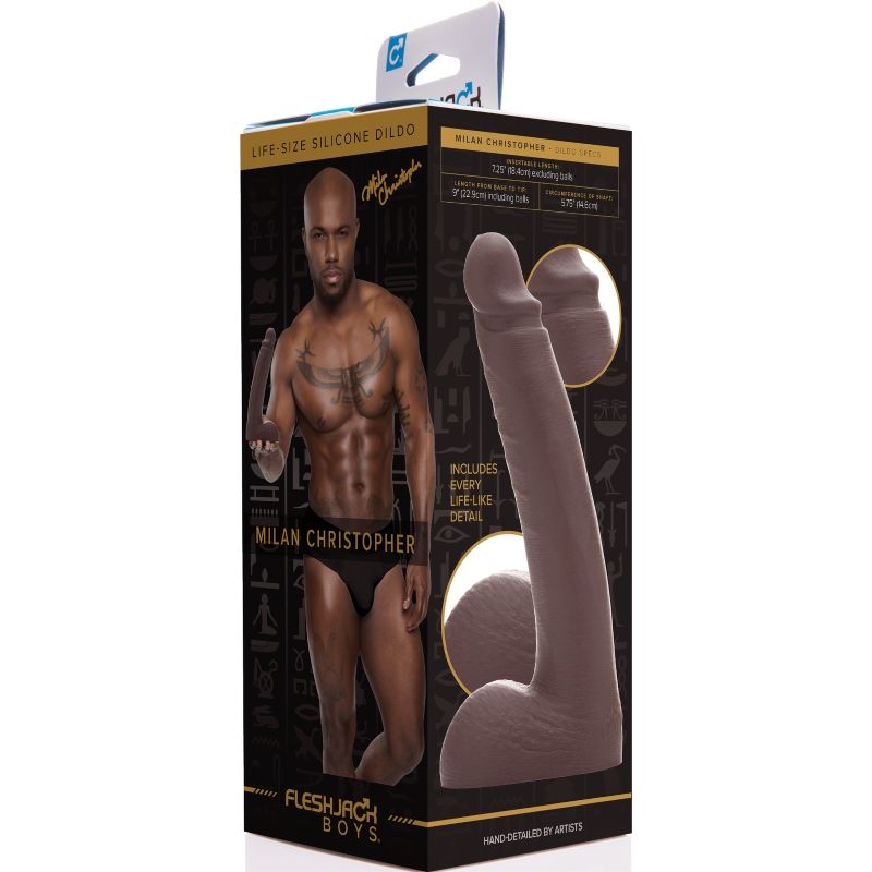 Fleshjack Milan Christopher Dildo 18.4 Cm | Niks.fi verkkokauppa