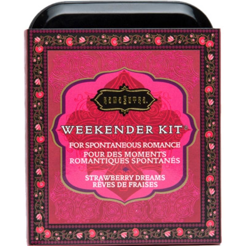 Kamasutra Weekender Tin Kit Strawberry Dreams Strawberry | Niks.fi verkkokauppa