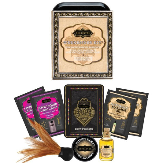 Kamasutra Weekender Tin Kit Vanilla Cream Vanilla | Niks.fi verkkokauppa
