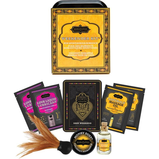 Kamasutra Weekender Tin Kit Coconut And Pineapple | Niks.fi verkkokauppa