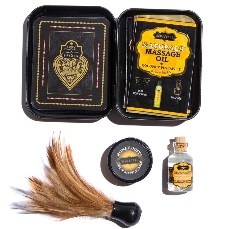 Kamasutra Weekender Tin Kit Coconut And Pineapple | Niks.fi verkkokauppa