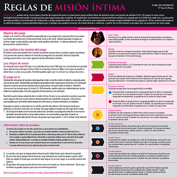 Tease & Please Intimate Mission Original Edition | Niks.fi verkkokauppa