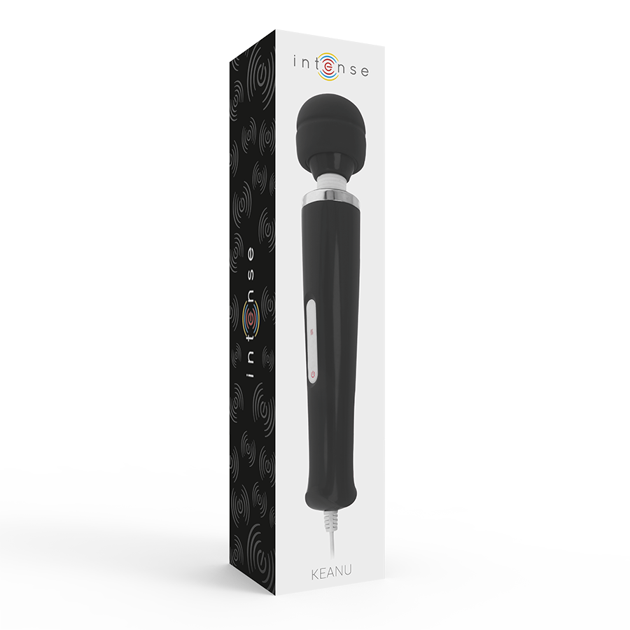 Intense Keanu Wand Black Massager | Niks.fi verkkokauppa