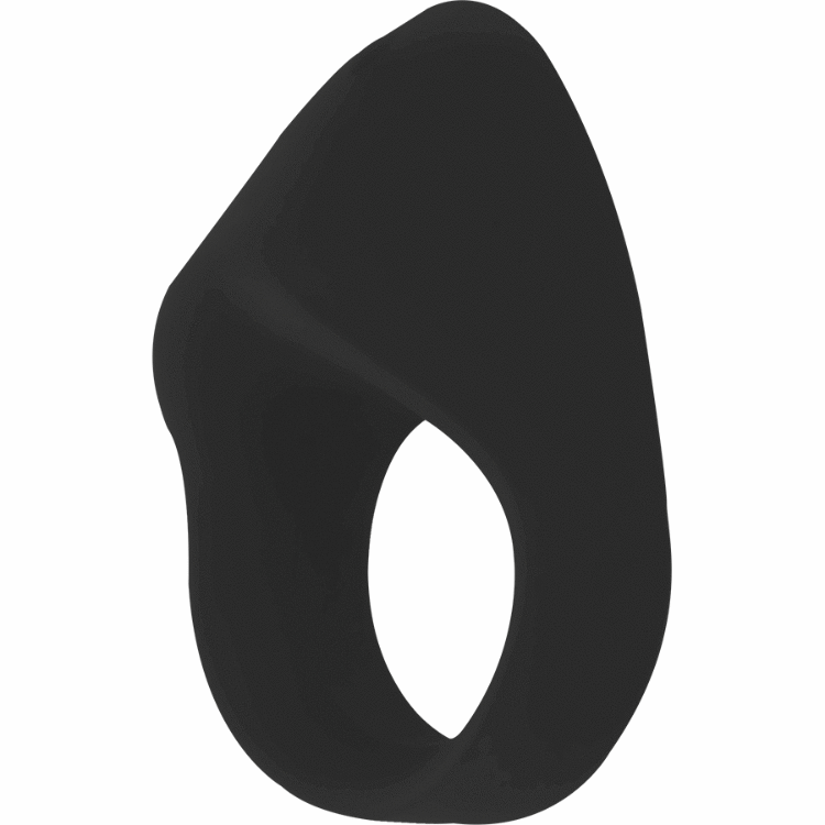 Intense Oto Black Rechargeable Vibrator Ring | Niks.fi verkkokauppa