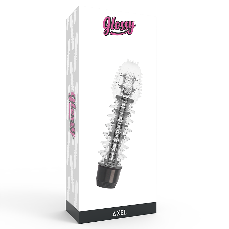 Glossy Axel Black Vibrator | Niks.fi verkkokauppa