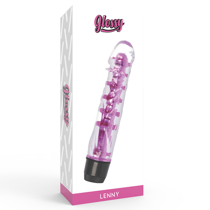 Glossy Lenny Vibrator Pink | Niks.fi verkkokauppa