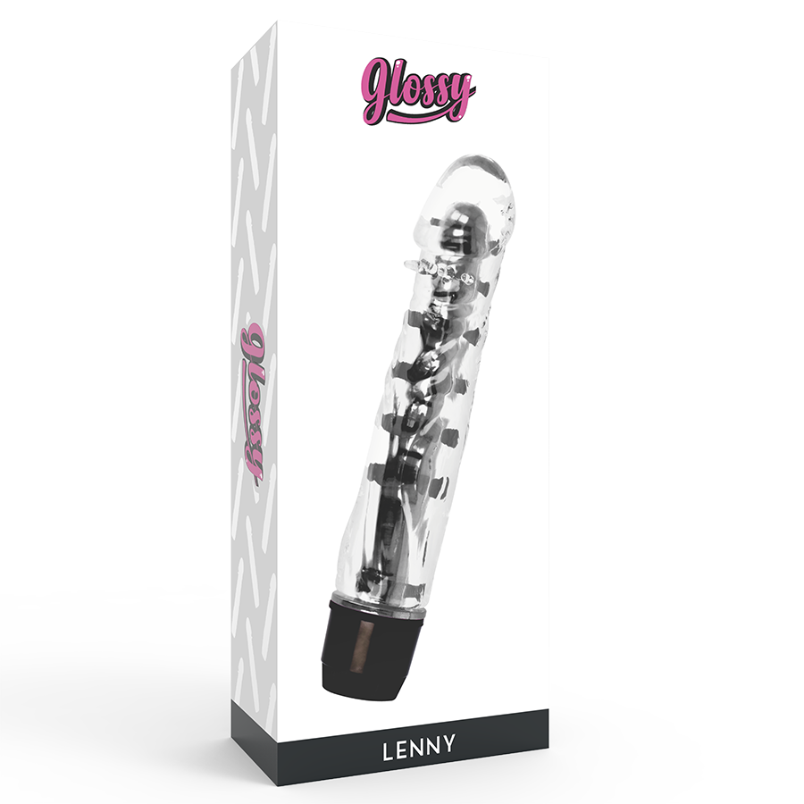 Glossy Lenny Vibrator Black | Niks.fi verkkokauppa