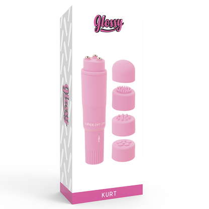 Glossy Kurt Pocket Massager Pink | Niks.fi verkkokauppa