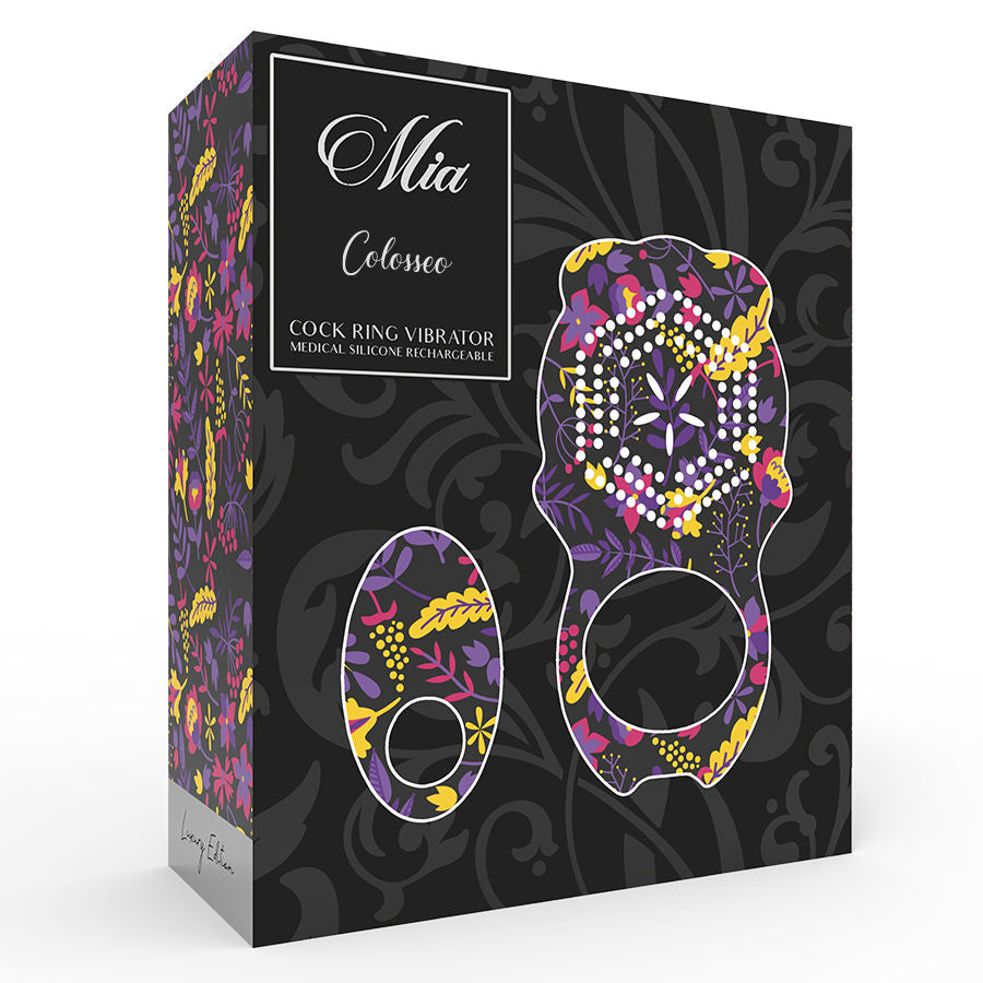 Mia Colosseo Cock Ring Remote Control Black | Niks.fi verkkokauppa