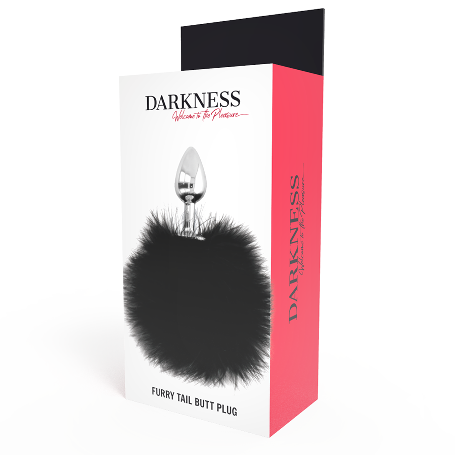 Darkness Extra Anal Buttplug With Tail Black 7 Cm | Niks.fi verkkokauppa