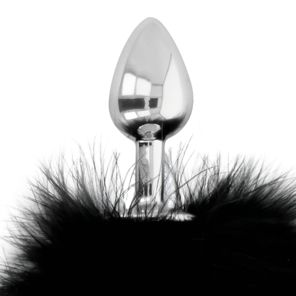 Darkness Extra Anal Buttplug With Tail Black 7 Cm | Niks.fi verkkokauppa
