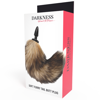 Darkness Natural Tail With Silicone Anal Plug 10 Cm | Niks.fi verkkokauppa