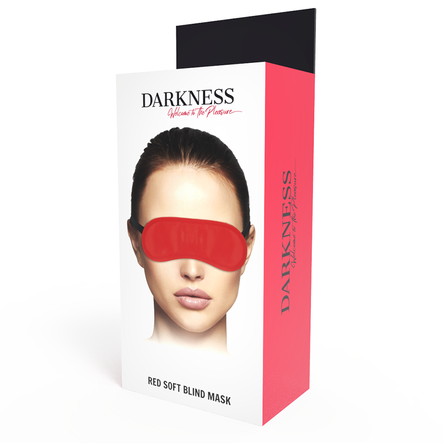 Darkness Straight Red Mask | Niks.fi verkkokauppa