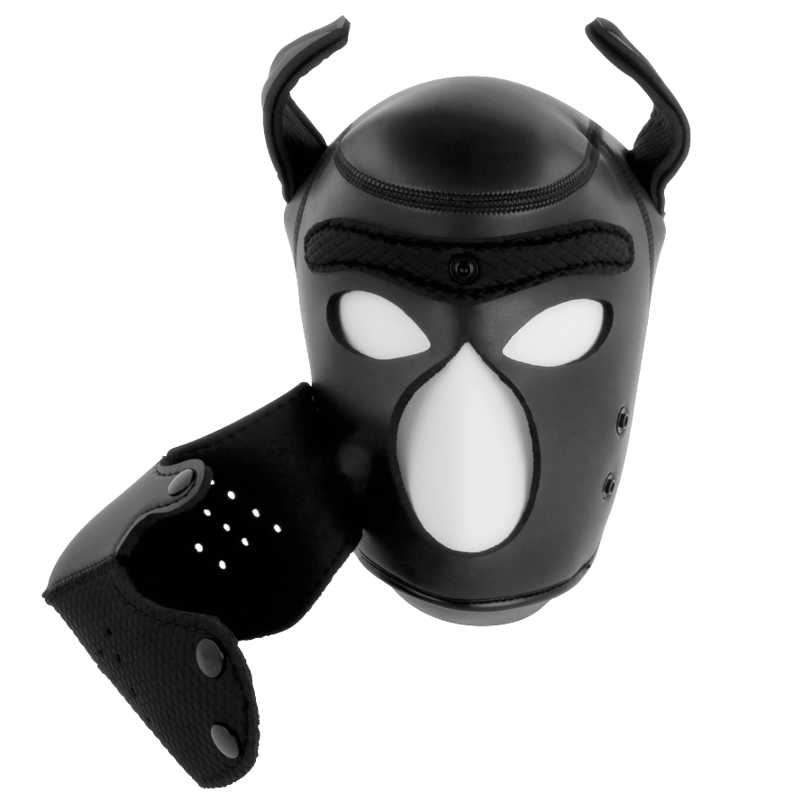 Darkness Neoprene Dog Mask With Removable Muzzle M | Niks.fi verkkokauppa