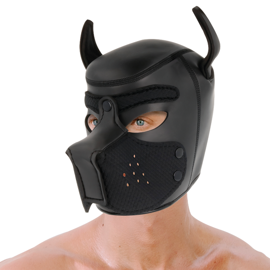 Darkness Neoprene Dog Mask With Removable Muzzle M | Niks.fi verkkokauppa