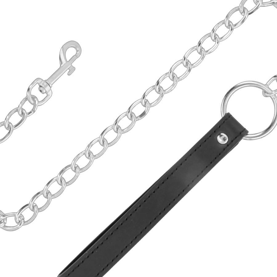 Darkness Comfortable Posture Necklace With Leather Chain | Niks.fi verkkokauppa