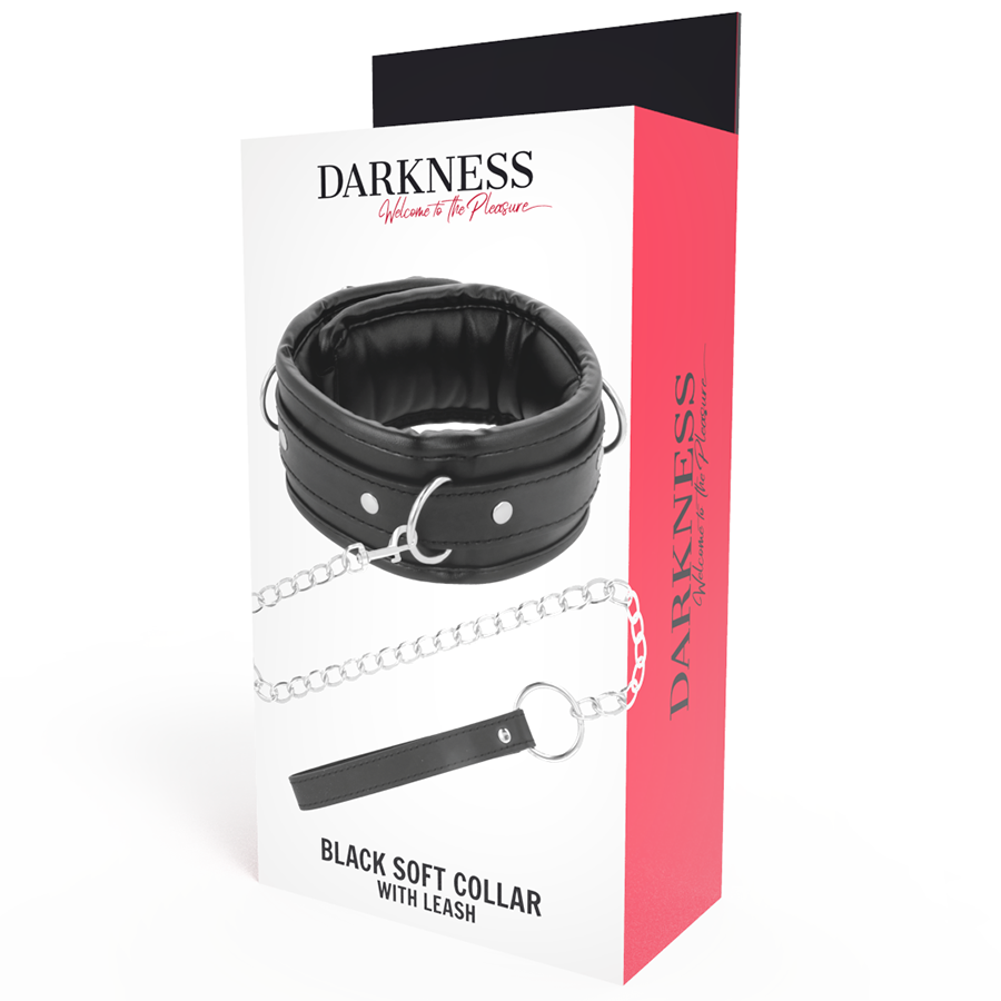 Darkness Soft Leather Necklace With Chain | Niks.fi verkkokauppa