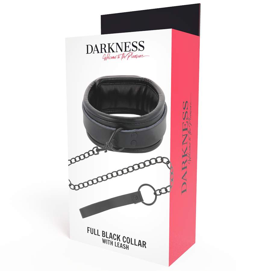 Darkness Black Necklace With Chain | Niks.fi verkkokauppa