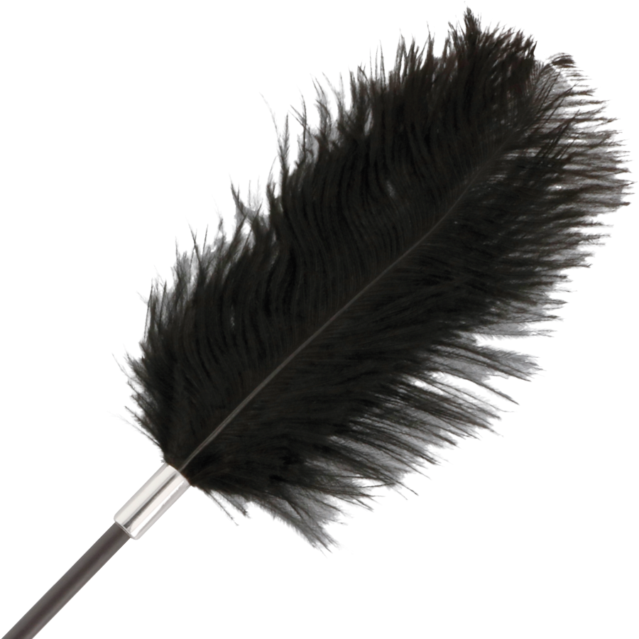 Darkness Black Love Feather Whip 56 Cm | Niks.fi verkkokauppa