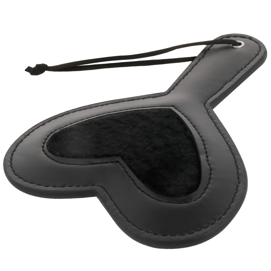 Darkness Black Fetish Love Velor Paddle | Niks.fi verkkokauppa