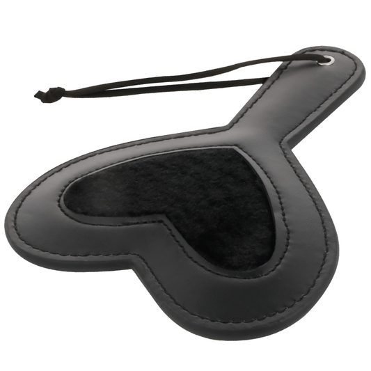 Darkness Black Fetish Love Velor Paddle | Niks.fi verkkokauppa