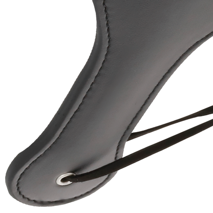 Darkness Rounded Black Fetish Paddle | Niks.fi verkkokauppa