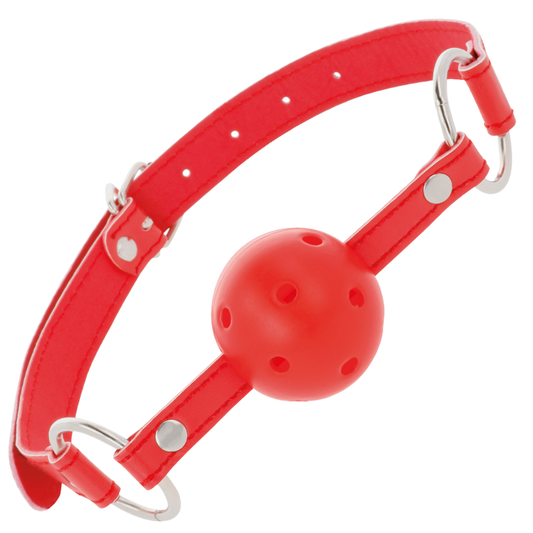 Darkness Red Breathable Gag | Niks.fi verkkokauppa