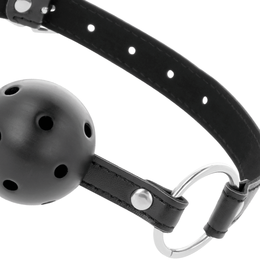 Darkness Black Breathable Gag | Niks.fi verkkokauppa