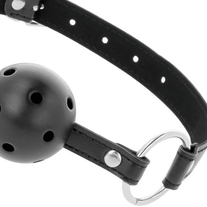 Darkness Black Breathable Gag | Niks.fi verkkokauppa