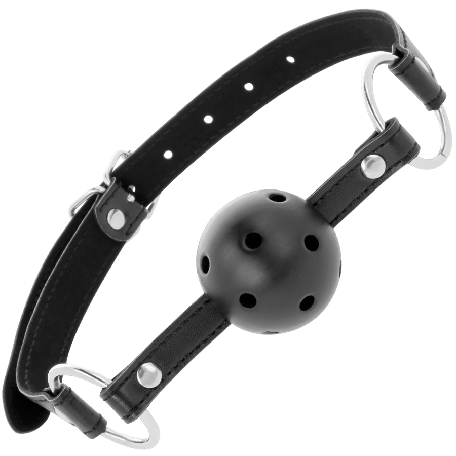 Darkness Black Breathable Gag | Niks.fi verkkokauppa